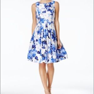 BNWT Jessica Howard blue floral dress